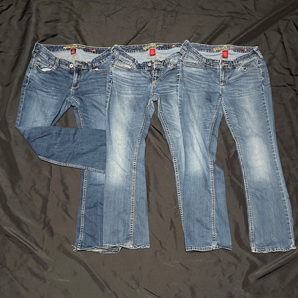 3 Pair Arizona Curvy Bootcut Jeans!